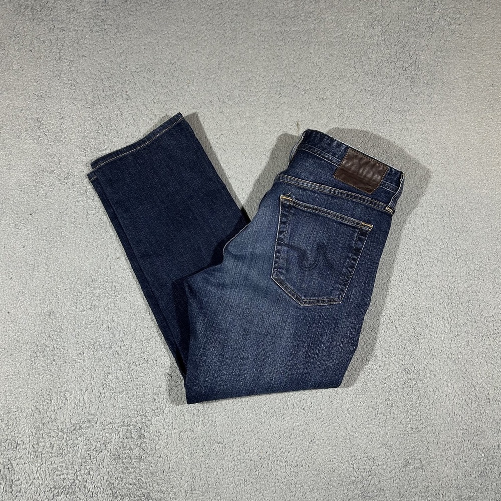 AG Adriano Goldschmied The Graduate Tailored Leg Mens Jeans Blue 33x32 #4041